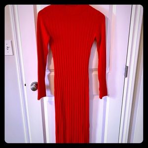 H&M Red Sweater Dress